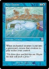 MTG 1x  False Demise MM Mercadian Masques Card Magic The Gathering