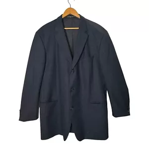 Hugo Boss Loro Piana Blazer Mens 50L Zelander Merino Wool Blue Suit Jacket - Picture 1 of 12