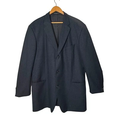 Blazer Hugo Boss Loro Piana Para Hombres 50L Zelander Lana Merino Azul Traje Chaqueta Foto 1 de 4