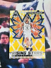 Tyrese Haliburton 2021-22 Panini Mosaic Rising Stars Gold 3/10 Pacers #11