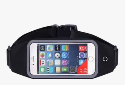 Riñonera Gimnasio Fitness Deporte Corredor Cintura Correr Correr Correr Cinturón Bolsa Cremallera Foto 1 de 4