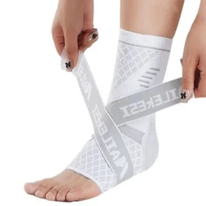 Adjustable Ankle Support Sleeve Foot Strap Sports Ankle Protector Gym - Picture 1 of 15