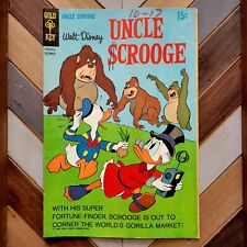 UNCLE SCROOGE #78 (Gold Key 1968) SILVER AGE Fickle Fortune Finder McDuck DISNEY