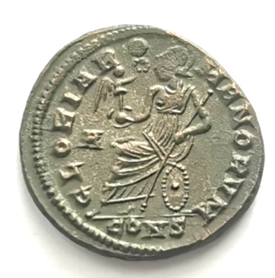 ROM 10.   CONSTANTIN I THE GREAT Nummus Constantinople RARE - Image 1 of 2