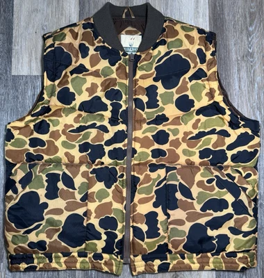 Field & Show Men’s Hunting Vest Men's Size Large Puffer Duck Camo - Image 1 of 4
