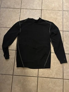 Champion Shirt Youth XL Extra Large Blue Mock Neck Breathable Long Sleeve Boys - Picture 1 of 3