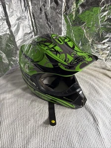Gmax 46X Jerry Lathrop Future Motocross Snowmobile XXXL Green + Black Helmet - Picture 1 of 6