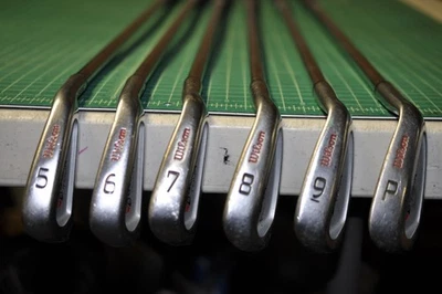 RH Wilson Staff RM Tour 5i-9i,PW Forged Stiff flex steel 7i-37" #W463 - Image 1 of 4