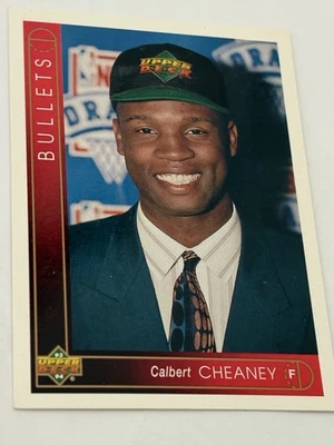 BASKET NBA - Upper Deck 1993-1994 n° 86 : Calbert CHEANEY, BULLETS - Image 1 of 2