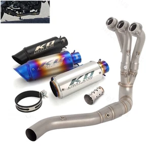 Sistema de silenciadores de enlace de tubo delantero de escape para Yamaha MT-09 Tracer 9 XSR900 2024-25 - Imagen 1 de 21