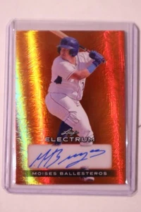 2024 Leaf Electrum Moises Ballesteros Auto #BA-MB1 Gold /99 - Bild 1 von 2