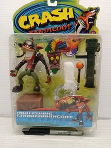 Figurina Crash High Flying Crash Bandicoot, ReSaurus 1999 nuova con scatola vintage - Foto 1 di 3