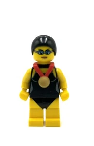 LEGO Swimming Champion CMF Series 7 8831 minifigure Olympian - Picture 1 of 4