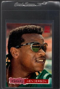 1994 Stadium Club Rickey Henderson HOF Baseball Card #654 CS1 Free Shipping #1 - Picture 1 of 2