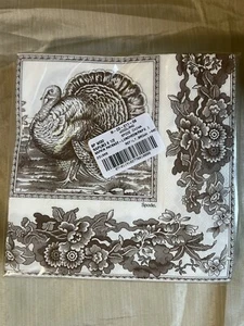 Spode Turkey PAPER Napkins- Luncheon 40 Counts- Turkey - Picture 1 of 2
