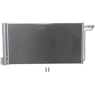 Condensador de CA delantero plateado con núcleo de aluminio para Ford Focus 4914 F1FZ19712A 2015-2018 Foto 1 de 4