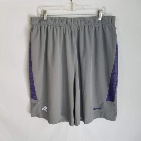 Nike Mens TCU Horned Frogs Casual Gym Athletic Shorts Size 2XL Cover