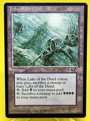 MTG Lake of the Dead Magic The Gathering Alliances Lightly Played Reserved List - Image 1 of 2