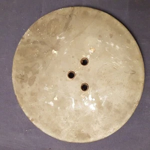 Antique Clock Face Dial Back Plate Metal 245mm. 35mm Centres Middle To Wind - Picture 1 of 8