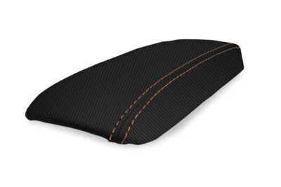 Tapa de consola reposabrazos cubierta fibra de carbono para Mazda MX3 1992-1998 punto naranja Foto 1 de 4