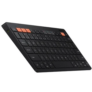 Clavier Sans Fil QWERTY Ordinateur Tablette Smartphone Noir Samsung Trio 500 - Photo 1/6