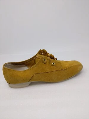 Zapatos de cuero gamuza Hyde Bowling vintage para mujer años 70 - talla 4 Foto 1 de 4