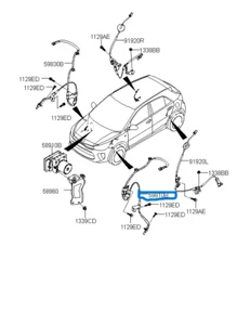 59830H8200 Genuine SENSOR ASSY-FR ABS.RH For Kia Rio Hybrid 2016 /Fedex - Picture 1 of 1