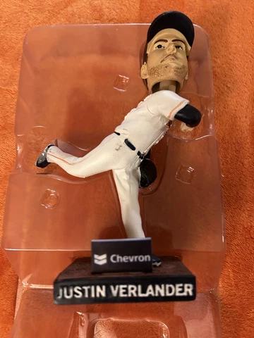 2019 Houston Astros SGA - JUSTIN VERLANDER Bobblehead - The “Goat” New W Box Cover