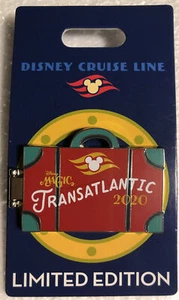 Disney Cruise Line Disney Magic Transatlantic 2020 Suitcase Hinge Pin LE 700 DP3 - Picture 1 of 4