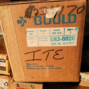 ITE/Gould 20 Amp/480VAC 3 Pole EH3-B020 3643 10575 - Picture 1 of 2