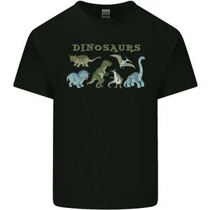 Camiseta Top Dinosaurios T-Rex Triceratops Pteranodon Para Hombres Algodón - Imagen 1 de 15