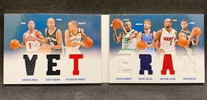 2011 Preferred ROSE PARKER PRINCE GARNETT GASOL WADE DUNCAN Veteran Jersey SP - Picture 1 of 2
