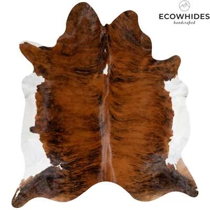 Brindle White Belly Cowhide Rug - Picture 1 of 7