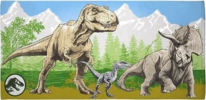 Jurassic World Dominion 28 x 58 Cotton Beach Towel Swimming Pool Bath Gift NWT - Picture 1 of 1