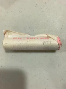 Canadian Penny Bank Roll 1977 rojo Bu - Imagen 1 de 2