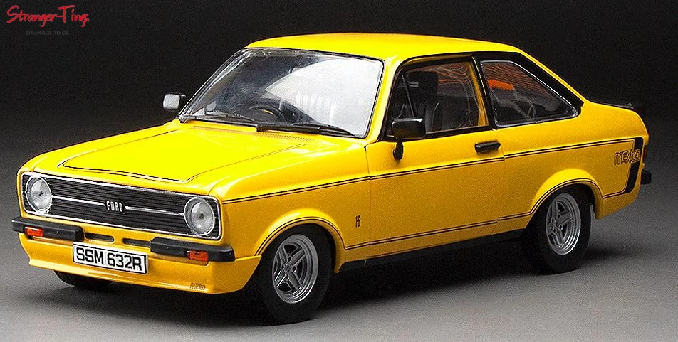 SunStar Ford Escort MKII RS Mexico 1976 Signal Yellow (RHD) 1:18 - Image 1 of 1