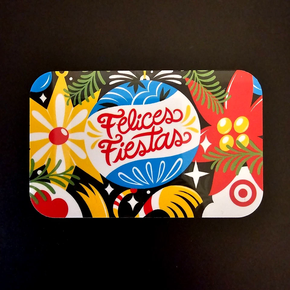 Target Felices Fiestas RARE NEW COLLECTIBLE GIFT CARD $0 #6815 - Image 1 of 1