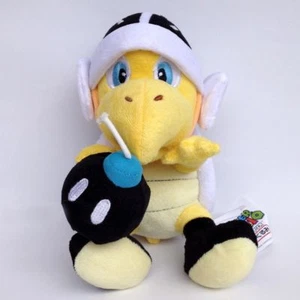 Super Mario Bros Koopa Bomb BOB-OMB Bro Black Turtle Plush Toy Stuffed Animal 8" - Picture 1 of 4