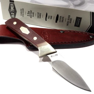 Schrade Old Timer Lil Sharp Finger Drop Point Blade Delrin Handles Knife 156OT - Picture 1 of 6