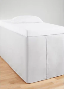 Simply Essential Twin / Twin XL Tailored Bedskirt Lunar Rock Gray 36" Drop - Picture 1 of 6