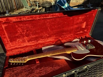 Fender American Deluxe Telecaster (3-pickup) 1998 - Crimson Red Transparent - Image 1 of 4