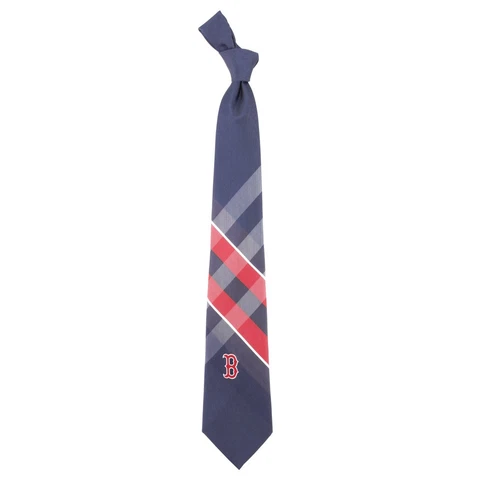 MLB Boston Red Sox Team Neck Tie (WP Grid) NEW Cover