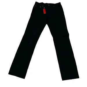Pantalones negros CH CAROLINA HERRERA para hombre nuevos con etiquetas talla 34 $215/5 bolsillo 100 % algodón - Imagen 1 de 13