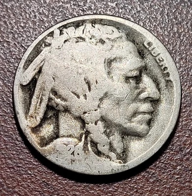 Монета номиналом 5 центов 1926-S с изображением буйвола AG-Good Better Date оригинальная тонировка без проблем - Изображение 1 из 2