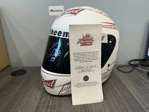 Full Size Simpson Kevin Harvick Signed Bud King of Beers Replica Helmet + - Picture 1 of 10