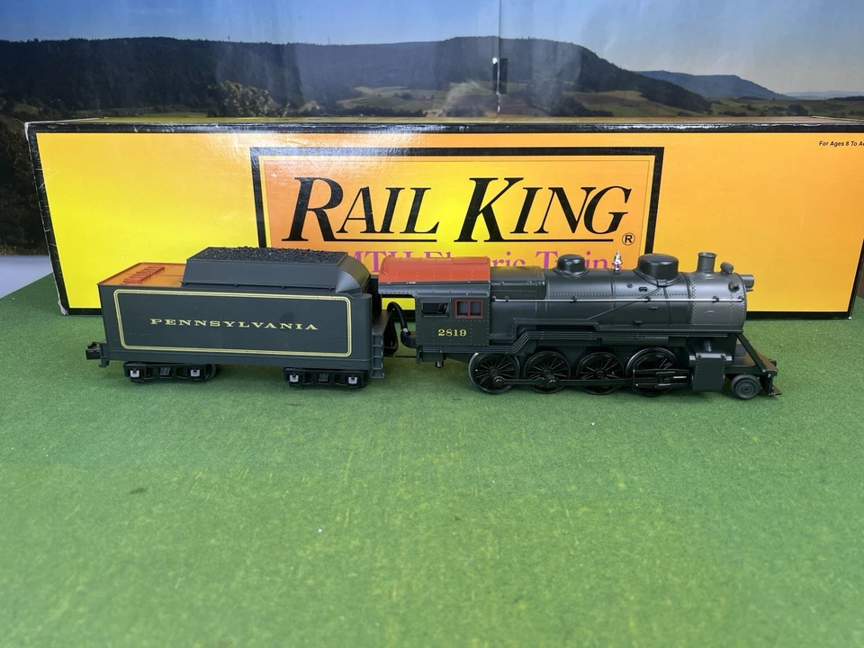 MTH RAILKING Pennsylvania 2-8-0 Steam Engine Proto-Sound 2.0 #8014 30-4103E-1 - Image 1 of 4