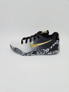 NIKE KOBE IX  LOW EM GS   ‘Mambacita’  Black/White/Metallic Gold  FV3607-002 - Picture 1 of 11