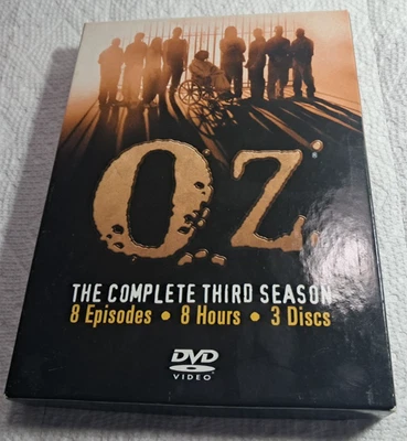 OZ Complete Third Season DVD 8 Episodes 3 Discs Prison Drama HBO 2003 Deleted - Image 1 of 3