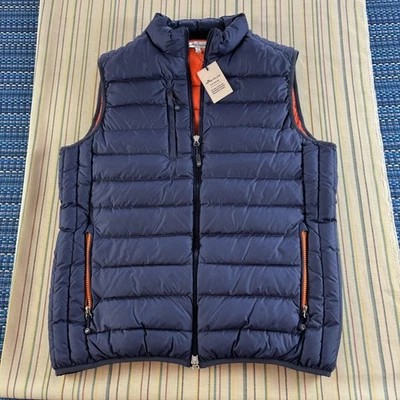 Peter Millar Vest Mens Medium Navy Blue Crown Elite Light Down Puffer Quilted - Image 1 of 4