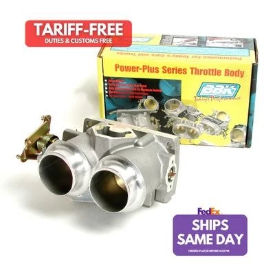 Bbk 3503, One Natural Aluminum 61Mm Twin Throttle Body Fits 87-96 F150 302/351W  Foto 1 de 4